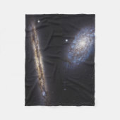 Edge-On Galaxy Ngc 4302 & Tilted Galaxy Ngc 4298 Fleecedecke (Vorderseite)