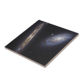 Edge-On Galaxy Ngc 4302 & Tilted Galaxy Ngc 4298 Fliese (Seite)