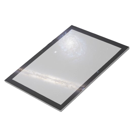 Edge-On Galaxy Ngc 4302 & Tilted Galaxy Ngc 4298 Notizblock (angewinkelt)