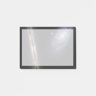 Edge-On Galaxy Ngc 4302 & Tilted Galaxy Ngc 4298 Post-it Klebezettel