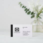 Edge Pearl - Black Visitenkarte (Stehend Vorderseite)