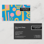 Edge-Tag - Abstrakt 170914 Visitenkarte (Vorne/Hinten)