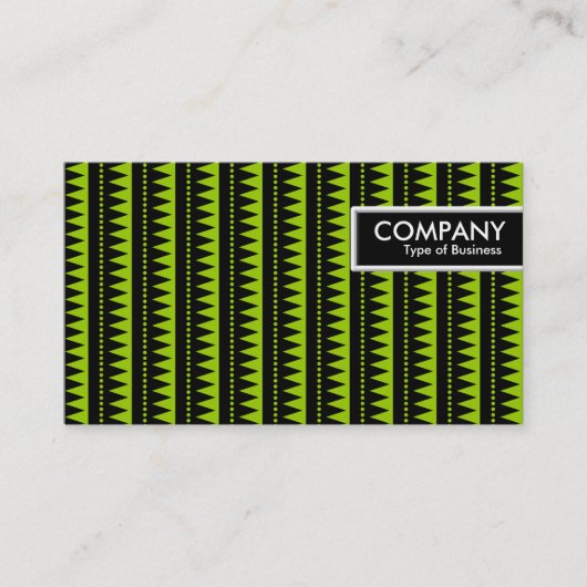 Edge Tag - Aztec-Muster - Mars Green (Vorderseite)