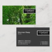 Edge-Tag - Bäume im Frühling Visitenkarte (Vorne/Hinten)