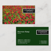 Edge-Tag - Bed of Tulips Visitenkarte (Vorne/Hinten)