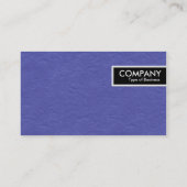 Edge-Tag - blaue gestrichene Papiertextur Visitenkarte (Rückseite)