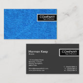 Edge-Tag - Blauer Teppich Visitenkarte (Vorne/Hinten)