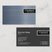 Edge-Tag - Chrome-Röhren Visitenkarte (Vorne/Hinten)