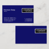 Edge-Tag - Dunkelblau (00066) Visitenkarte (Vorne/Hinten)