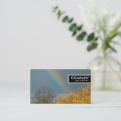 Edge-Tag - Ende des Regenbogens Visitenkarte (Stehend Vorderseite)