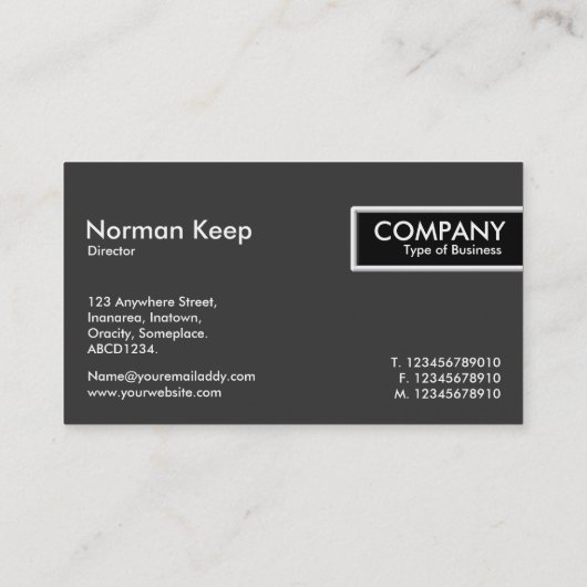 Edge-Tag - Federn Blau Visitenkarte (Rückseite)