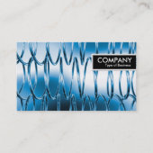 Edge-Tag - Federn Blau Visitenkarte (Vorderseite)