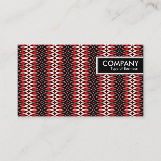 Edge-Tag - Flammenmuster Visitenkarte (Vorderseite)