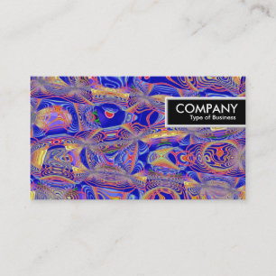 Edge-Tag - Fraktal Abstrakt 061012a Visitenkarte