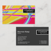 Edge-Tag - Fraktal Abstrakt 061012e Visitenkarte (Vorne/Hinten)