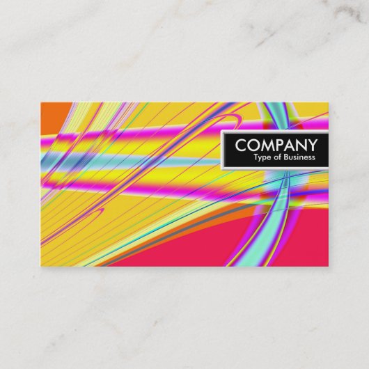 Edge-Tag - Fraktal Abstrakt 061012e Visitenkarte (Vorderseite)