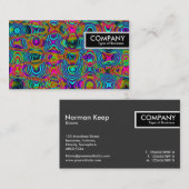 Edge-Tag - Fraktal Abstrakt 19111a Visitenkarte (Vorne/Hinten)