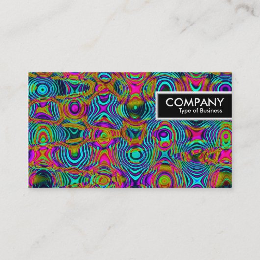 Edge-Tag - Fraktal Abstrakt 19111a Visitenkarte (Vorderseite)