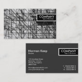 Edge-Tag - Gerüst Visitenkarte (Vorne/Hinten)