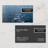 Edge-Tag - glühendes Wasser 02 Visitenkarte (Vorne/Hinten)