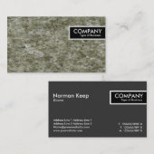 Edge-Tag - Granit Visitenkarte (Vorne/Hinten)