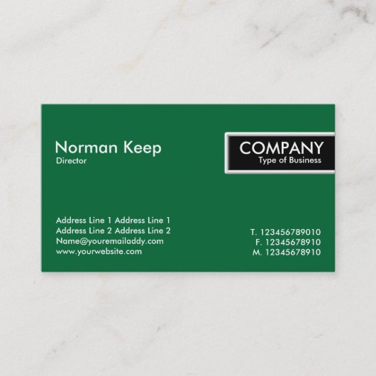 Edge-Tag - Grün (006633) Visitenkarte (Vorderseite)