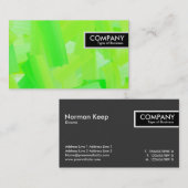 Edge-Tag - grün gestrichen Visitenkarte (Vorne/Hinten)