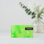 Edge-Tag - grün gestrichen Visitenkarte (Stehend Vorderseite)