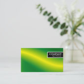 Edge-Tag - Grüne Welle Visitenkarte (Stehend Vorderseite)