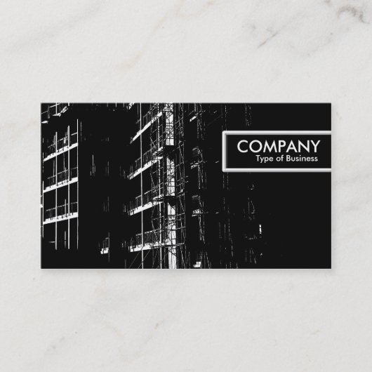 Edge-Tag - Hochkontrast Visitenkarte (Vorderseite)