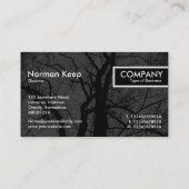 Edge-Tag - hoher Kontrast Visitenkarte (Rückseite)