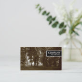 Edge Tag - Holz (Sepia Toned) (Stehend Vorderseite)