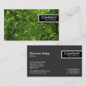 Edge-Tag - Holzkanopie Visitenkarte (Vorne/Hinten)