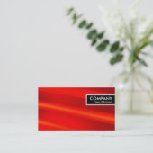 Edge-Tag - Hot Red 01 Visitenkarte (Stehend Vorderseite)