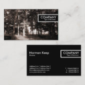 Edge-Tag - Im Park Visitenkarte (Vorne/Hinten)