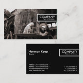 Edge-Tag - Käfige Tiere Visitenkarte (Vorne/Hinten)