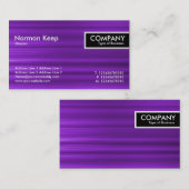 Edge-Tag - Lila Textur gebürstet Visitenkarte (Vorne/Hinten)