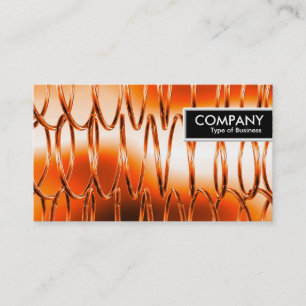 Edge-Tag - Orange der Federn Visitenkarte
