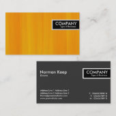 Edge-Tag - Orange gestrichen Visitenkarte (Vorne/Hinten)