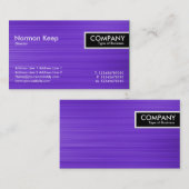 Edge-Tag - Pinselviolette Textur Visitenkarte (Vorne/Hinten)