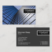 Edge-Tag - Reflektierender Büroblock Visitenkarte (Vorne/Hinten)