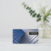 Edge-Tag - Reflektierender Büroblock Visitenkarte (Stehend Vorderseite)