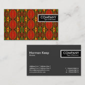 Edge-Tag - Retro-Muster Visitenkarte (Vorne/Hinten)