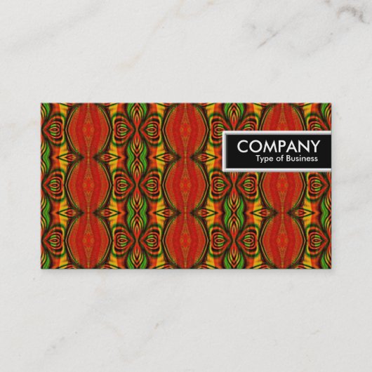 Edge-Tag - Retro-Muster Visitenkarte (Vorderseite)