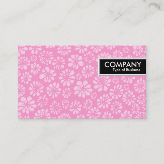 Edge-Tag - Rosa Bläschen Visitenkarte (Vorderseite)