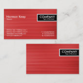 Edge-Tag - rot gestrichene Textur Visitenkarte (Vorne/Hinten)