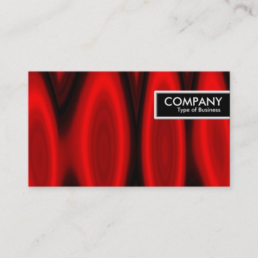 Edge-Tag - Rote Flammen Visitenkarte (Vorderseite)