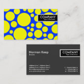 Edge Tag - Spott - Gelb auf blau (Vorne/Hinten)