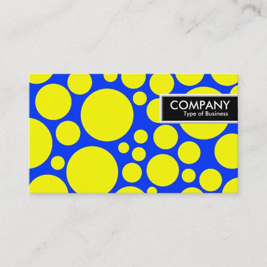 Edge Tag - Spott - Gelb auf blau (Vorderseite)