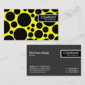 Edge Tag - Spott - Schwarz auf Gelb (Vorne/Hinten)